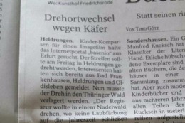 Thüringer Allgemeine berichtet über Filmdreh für basenio.de