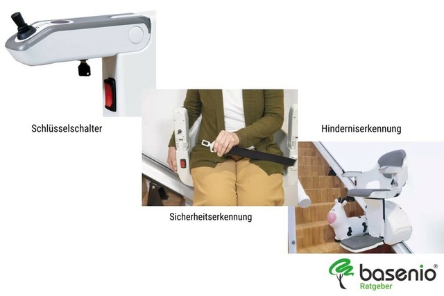 Treppenlift S100 Sicherheit