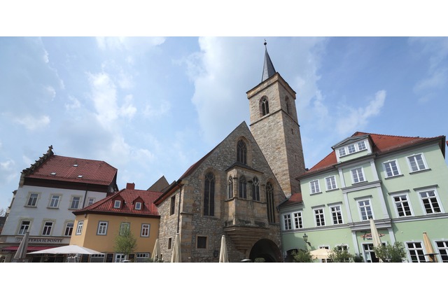 Kirche Ägidienkirche Krämerbrücke Erfurt Altstadt Kirche