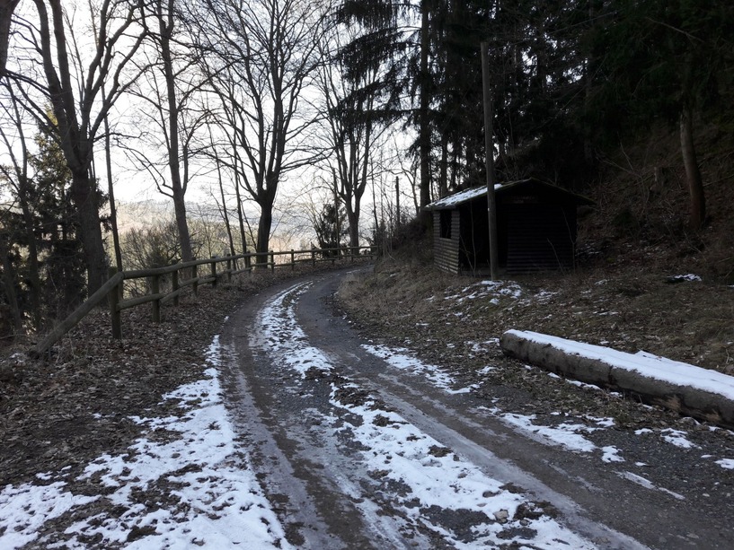 Hohenwarte, Drachenschwanzh&auml;uschen, Wanderweg, Schnee, Winter, kalt