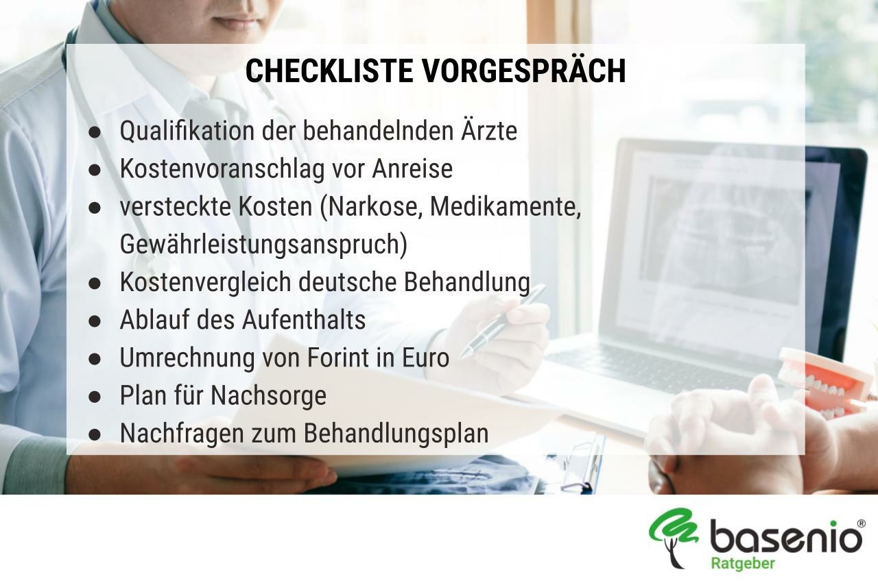 Grafik CHeckliste Vorgespr&auml;ch