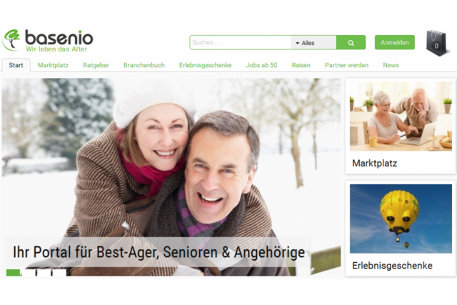 Marktplatz mit Online-Shop geht auf basenio.de online