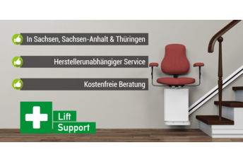 Banner Sie benötigen einen Treppenlift? Lift Support hilft Ihnen gerne.