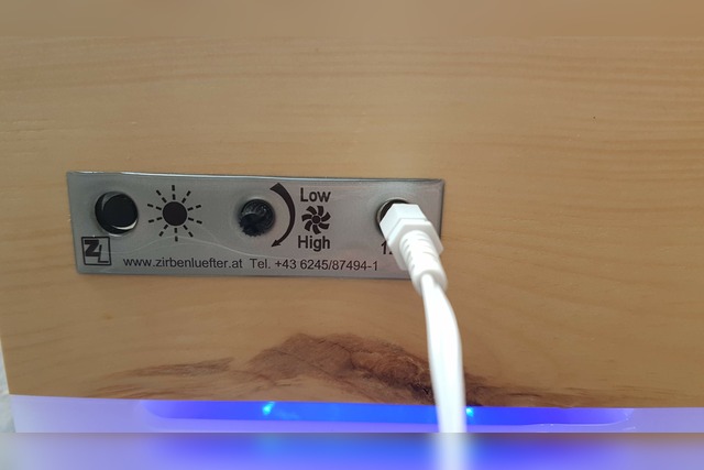 Zirbenlüfter Einstellung