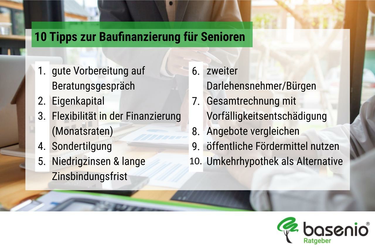 Tipp Baufinanzierung Rentner