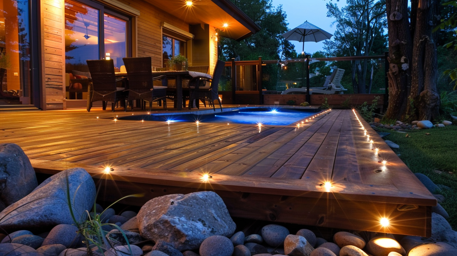 Boden Terrassenbeleuchtung